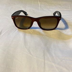 Ray-Ban Burgundy New Wayfarer Sunglass